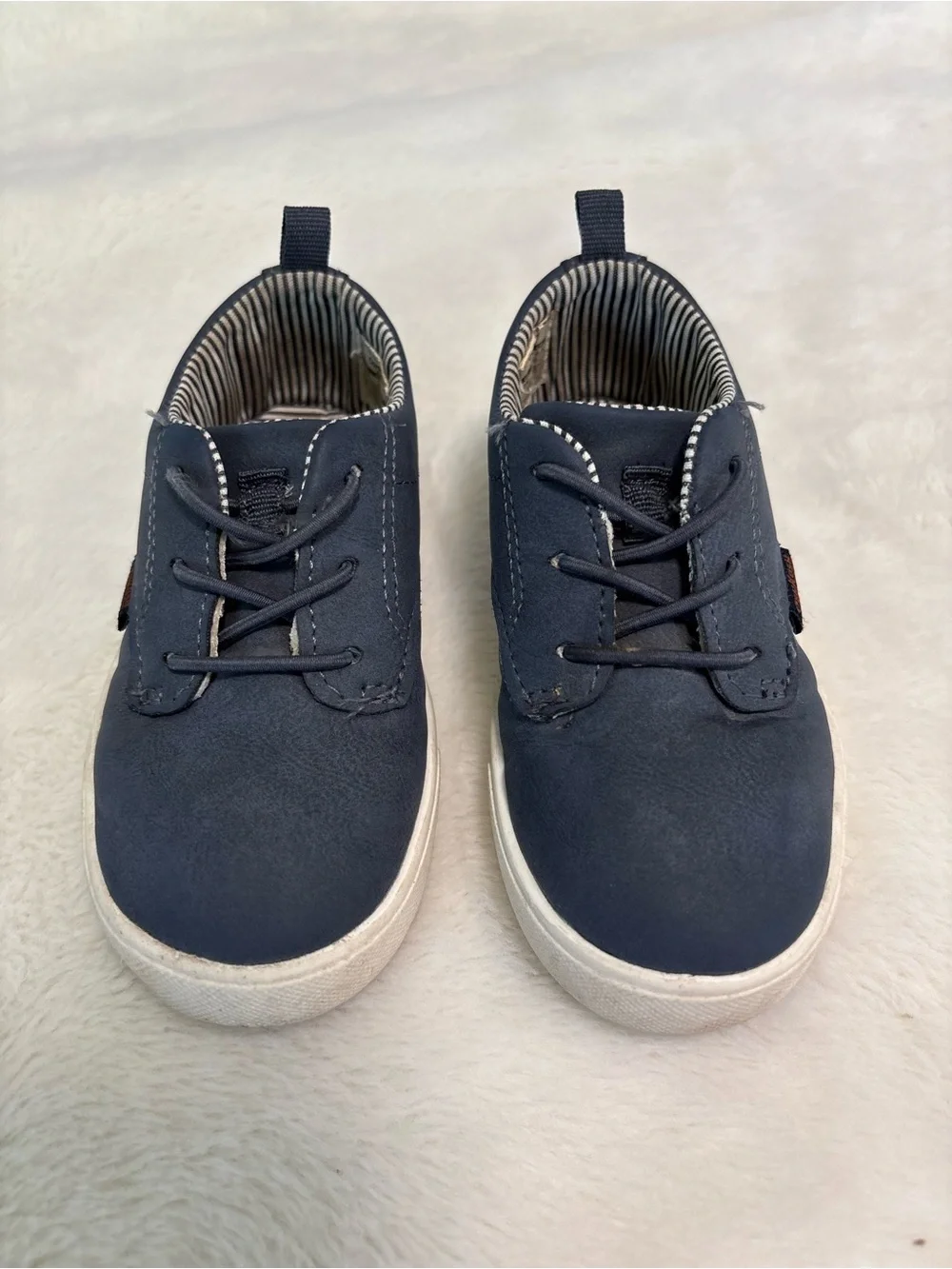 Oshkosh dress shoes sneaker navy boys size 8